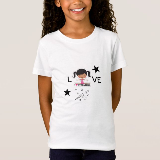Gymnast Girls' Fitted Bella Babydoll Shirt (Front)