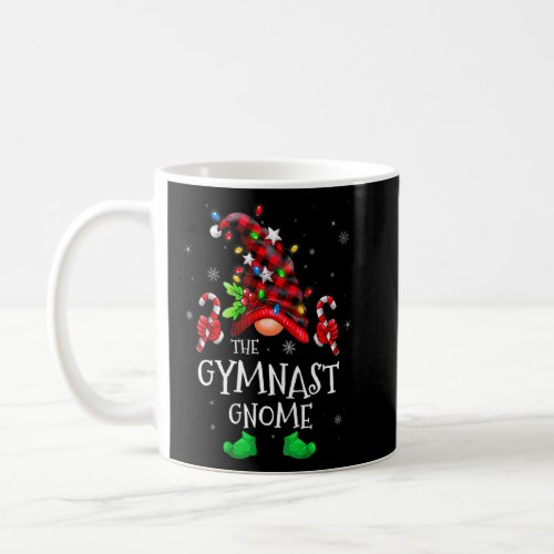 Gymnast Gnome Buffalo Plaid Matching Family Christ Coffee Mug