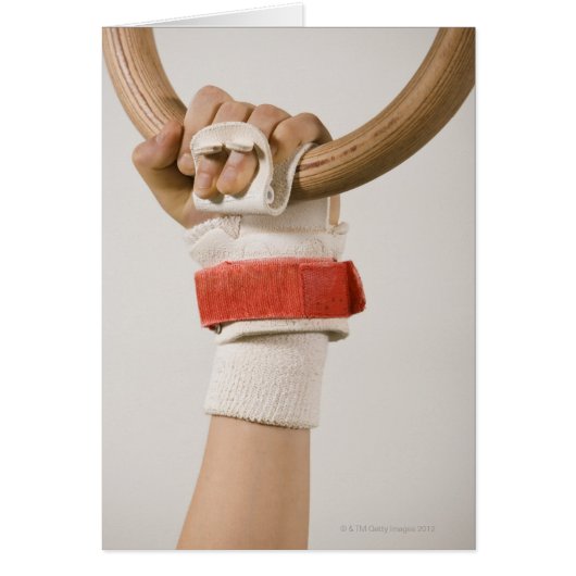 Gymnast hand holding ring (Front)