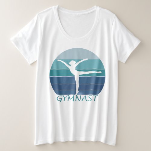 GYMNAST_ I LOVE GYMNASTICS PLUS SIZE T_Shirt
