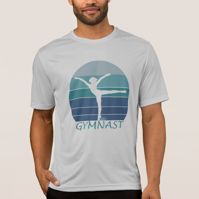 GYMNAST- I LOVE GYMNASTICS. T-Shirt (Front)