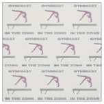 Gymnast In The Zone Balance Beam Gymnastics Fabric