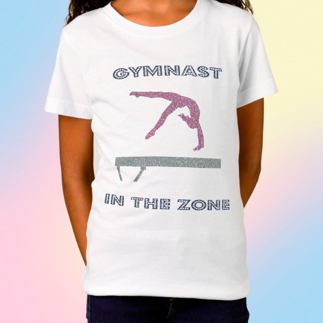Gymnast in the Zone - Girls Gymnastics T-Shirt (Creator Uploaded)
