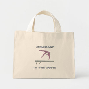Gymnast in the Zone Tiny Tote Bag