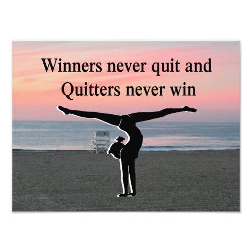 GYMNAST INSPIRATION PHOTO PRINT