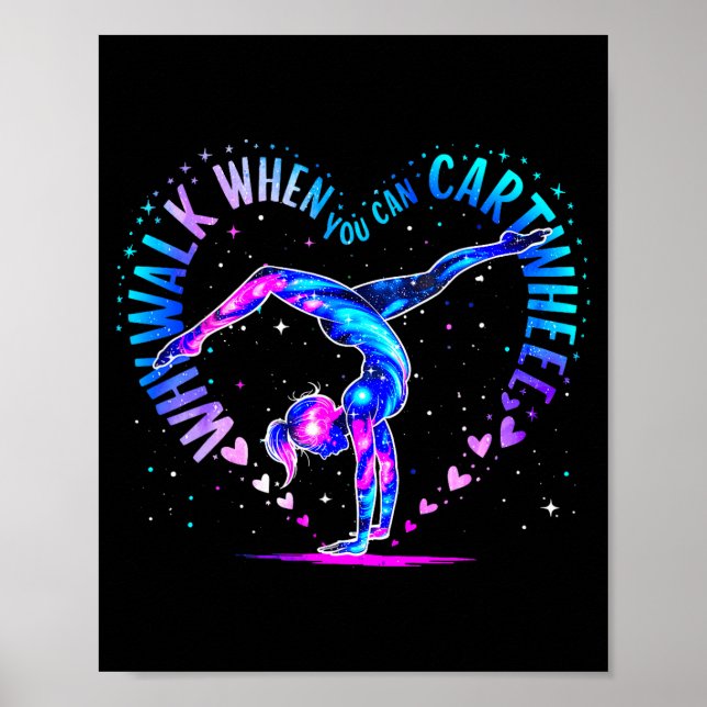 Gymnast Just A Girl Who Loves Gymnastics For Women Poster (Front)