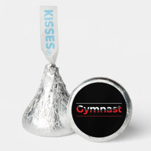 Gymnast - Minimalist Modern Gymnastics Word Hershey®'s Kisses®