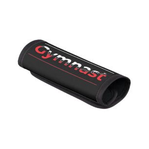 Gymnast - Minimalist Modern Gymnastics Word Luggage Handle Wrap