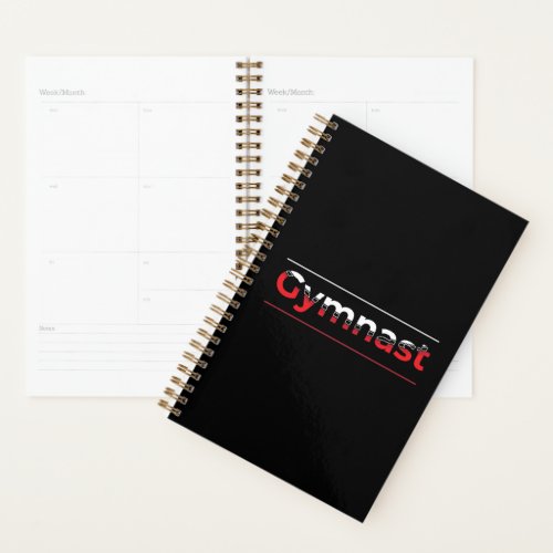 Gymnast _ Minimalist Modern Gymnastics Word Planner