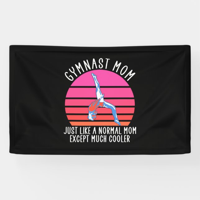 Gymnast Mom Banner (Horizontal)