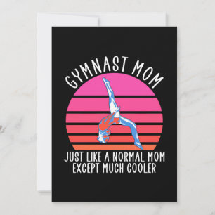 Gymnast Mom Invitation