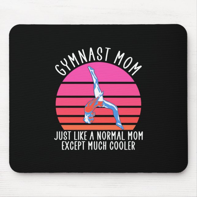 Gymnast Mom Mouse Pad (Front)