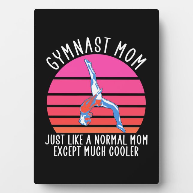 Gymnast Mom Plaque (Front)