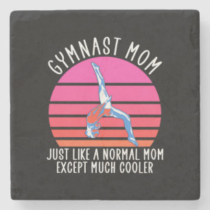Gymnast Mom Stone Coaster