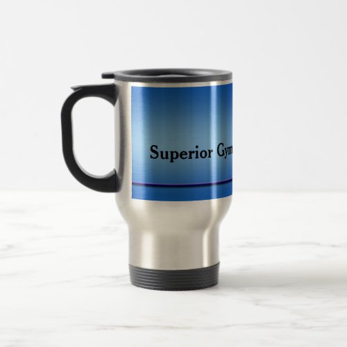 Gymnast on Balance Bar personalize Travel Mug