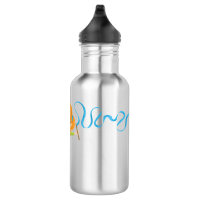 Little Gymnast Girl Water Bottle Personalized Pastel Thermos