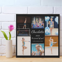 Gymnast Photo Collage Modern Simple