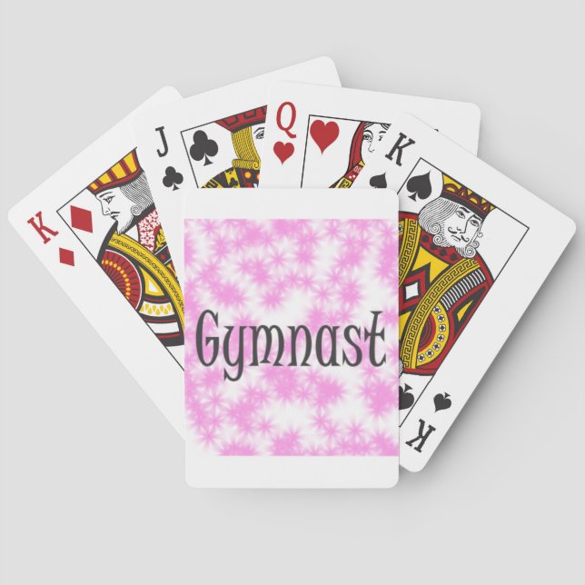 Gymnast Poker Cards (Back)