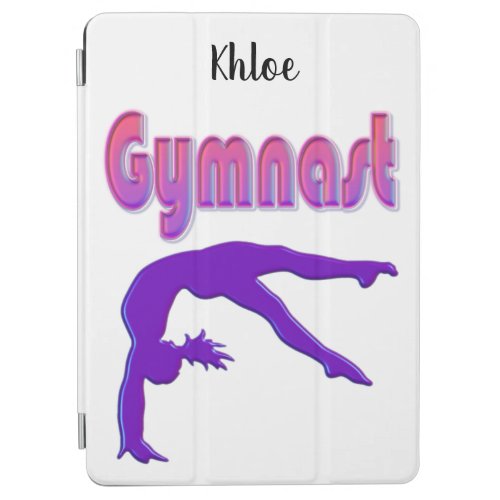 Gymnast Power Tumbling Purple Metallic iPad Air Cover