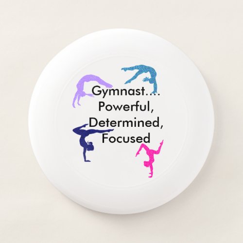 Gymnast Powerful Determined Focused Wham_O Frisbee