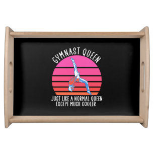 Gymnast Queen Serving Tray