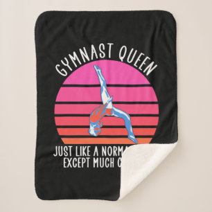 Gymnast Queen Sherpa Blanket
