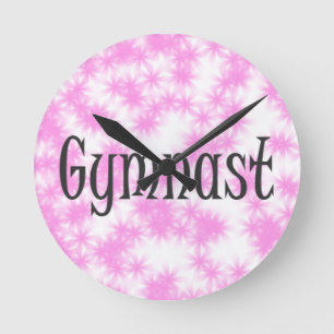Gymnast Round Clock