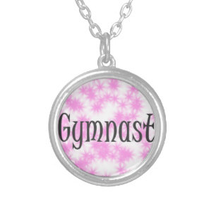 Gymnast Silver Plated Necklace