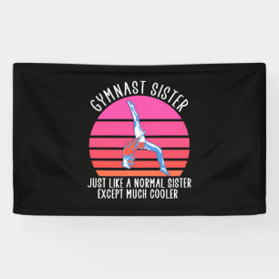 Gymnast Sister Banner