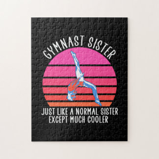 Gymnast Sister Jigsaw Puzzle