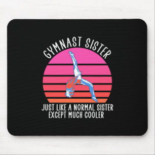 Gymnast Sister Mouse Pad