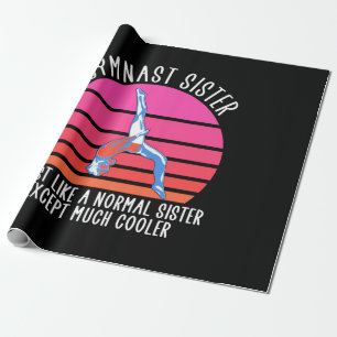 Gymnast Sister Wrapping Paper