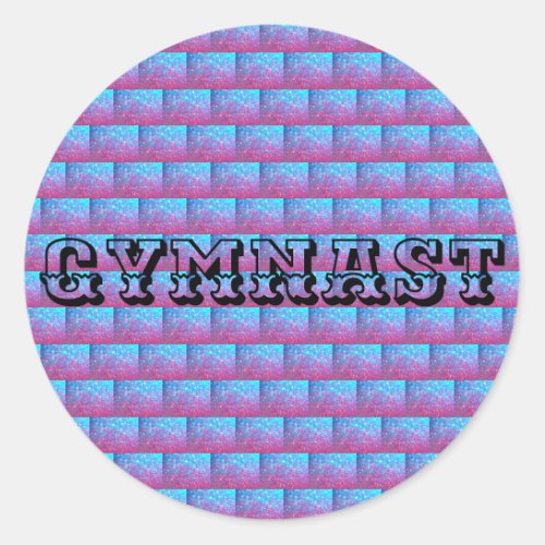 Gymnast Sparkle Stickers