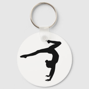 Gymnast Stag Handstand Gifts Keychain