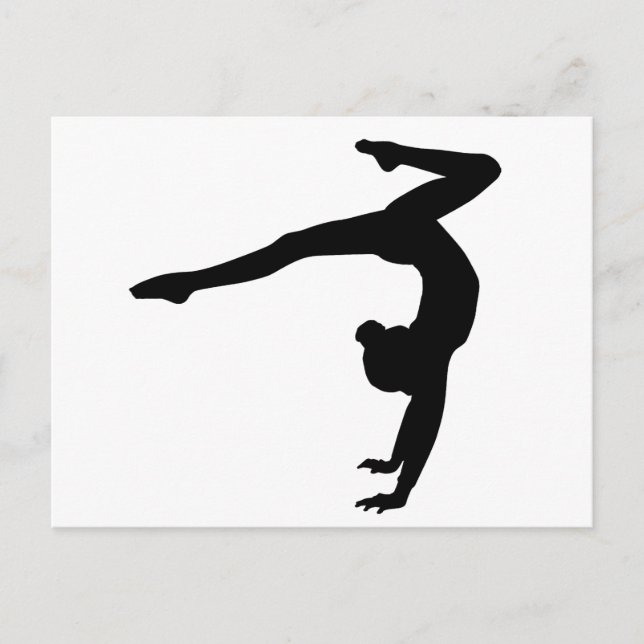 Gymnast Stag Handstand Gifts Postcard (Front)
