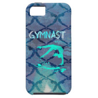 Gymnast Tribal Pattern Blue iPhone SE/5/5s Case