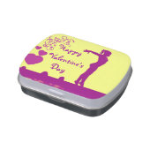 Gymnast Valentine's Day candy tin (Side)