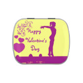 Gymnast Valentine's Day candy tin (Top)
