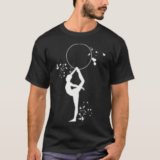 Gymnast With Hoop Girls Rhythmic T-Shirt