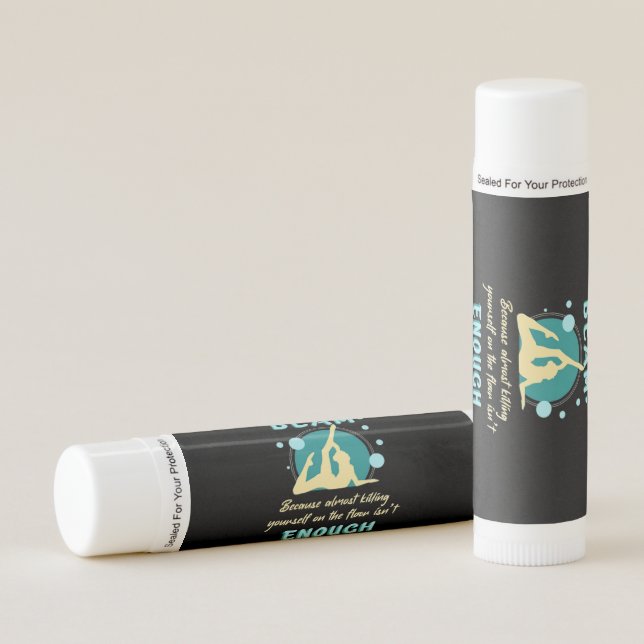 Gymnast Yourself On The Floor Lip Balm (Front)