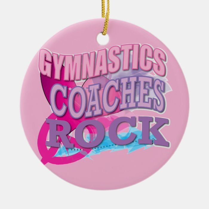 Gymnastic Coaches Gifts Christmas Ornament