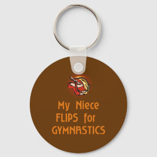 Gymnastic Family FLIP female Keychain