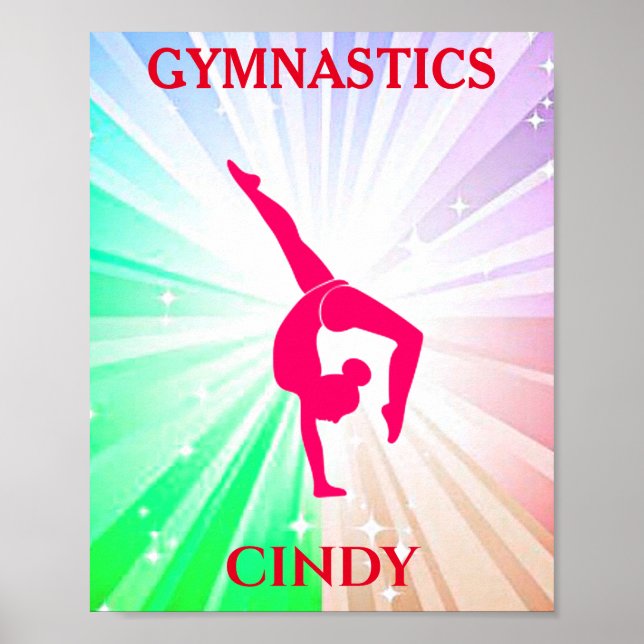 Gymnastic Lights Poster (Front)