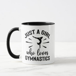 GYMNASTIC LOVER MUG JUST A GIRL WHO LOVE GYMNAST