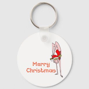 Gymnastic Merry Christmas Keychain