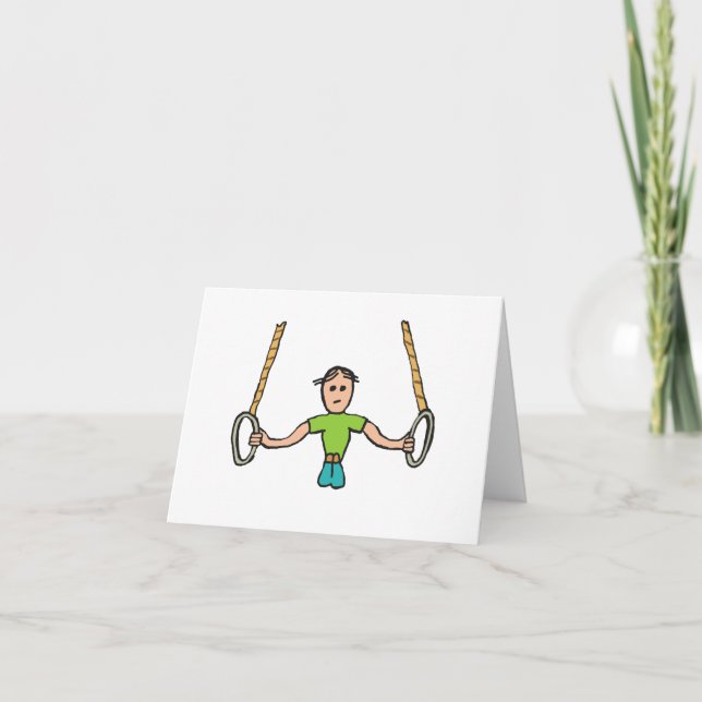 Gymnastic Rings Card (Front)