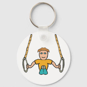 Gymnastic Rings Keychain