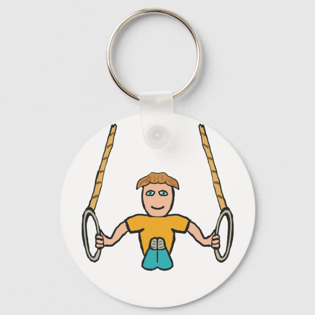 Gymnastic Rings Keychain (Front)