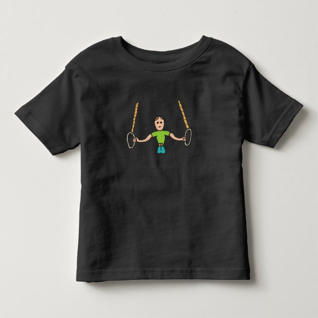 Gymnastic Rings Toddler T-shirt (Front)