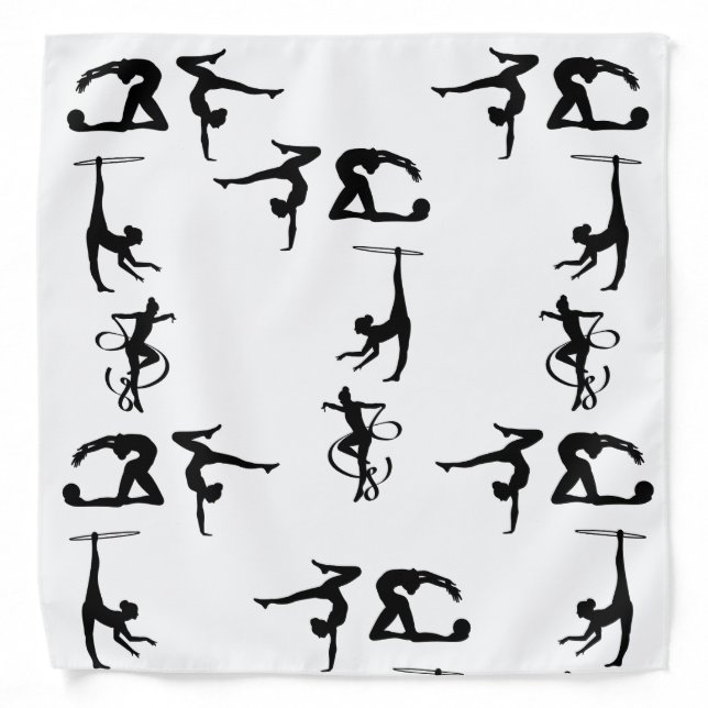 Gymnastic Rythmic Fitness Sport Exercise Bandana (Front)